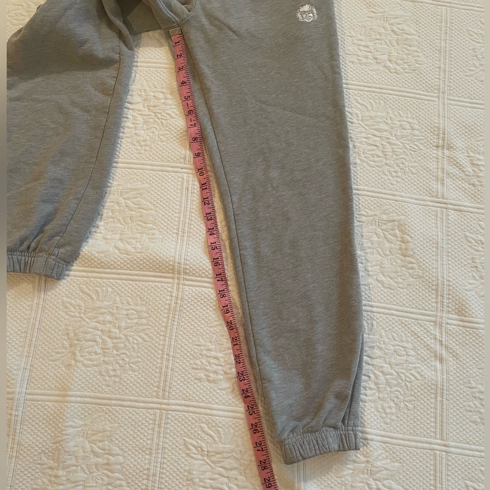 Zumiez Danny Duncan Logo Sweatpants Joggers Gray Tie Waist Pockets Small - Picture 13 of 13